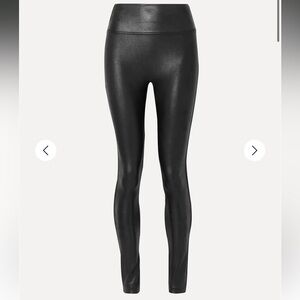 SPANX Shiny Black Leggings